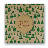 Kartki świąteczne EKO kwadrat