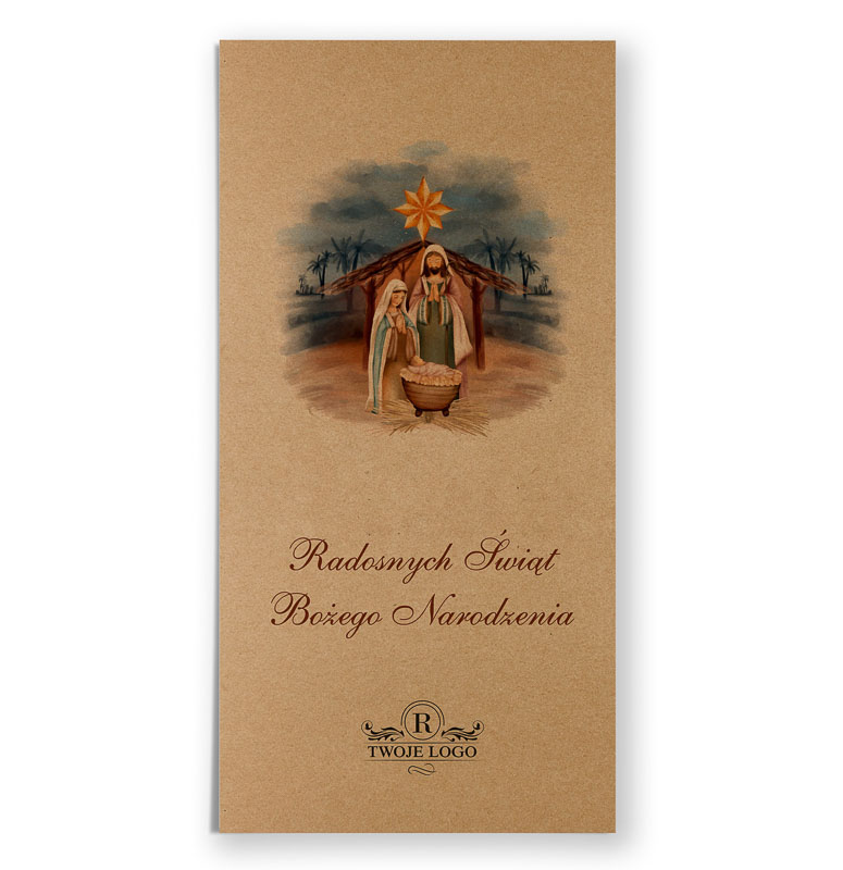 Kartki na święta tanie i szybka realizacja - religijne z Rodziną Świętą